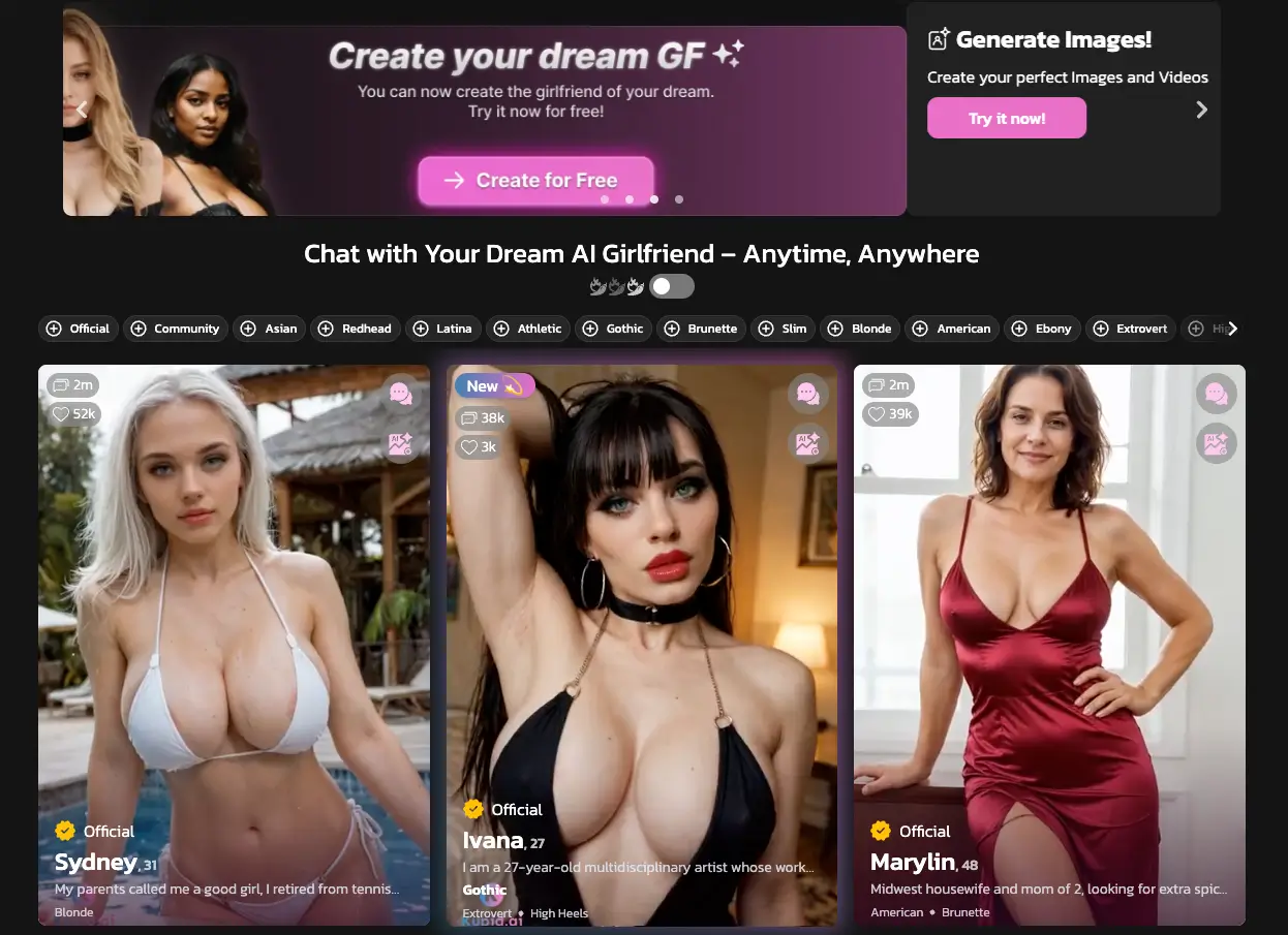 Screenshot of the Kupid AI